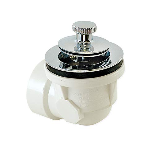 Eastman 35273 Two-Hole Pvc Bath Waste With Test Kit And 3/8 Inch Threaded Drain, 1-1/2 Inch, Chrome #TOP2