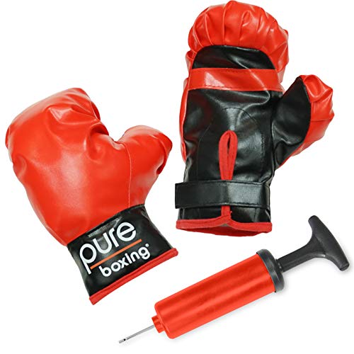 Pure Boxing Punch and Play Punching Bag for Kids - Red