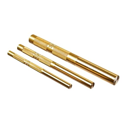 Mayhew Tools Brass Drift Punch Set, 3-Piece