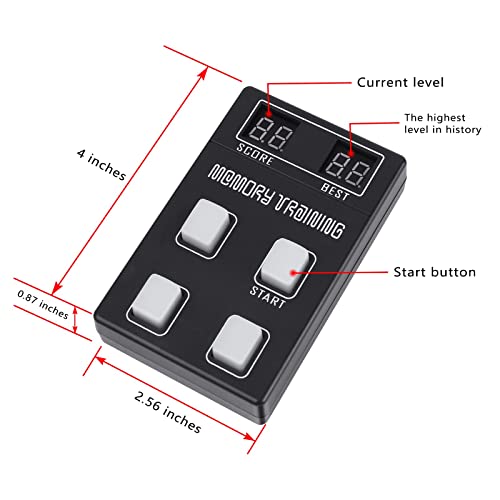 Electronic Memory Game Soldering Kits, Pemenol Handheld Game Console Electronic Kits, Fun Electronic Production Kit #TOP6