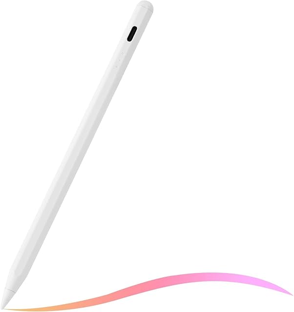 PINKCAT Stylus Pens, 5 Mins Fast Charging Stylus Pencil for Apple iPad Touch Screens - Palm Rejection, Tilting & Magnetic Detection, Replacement Tips, Touch-active Design (Alternative to Apple Pen)