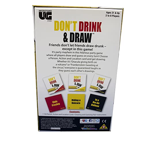 Don't Drink and Draw Game para 2 a 8 jugadores miniatura 2