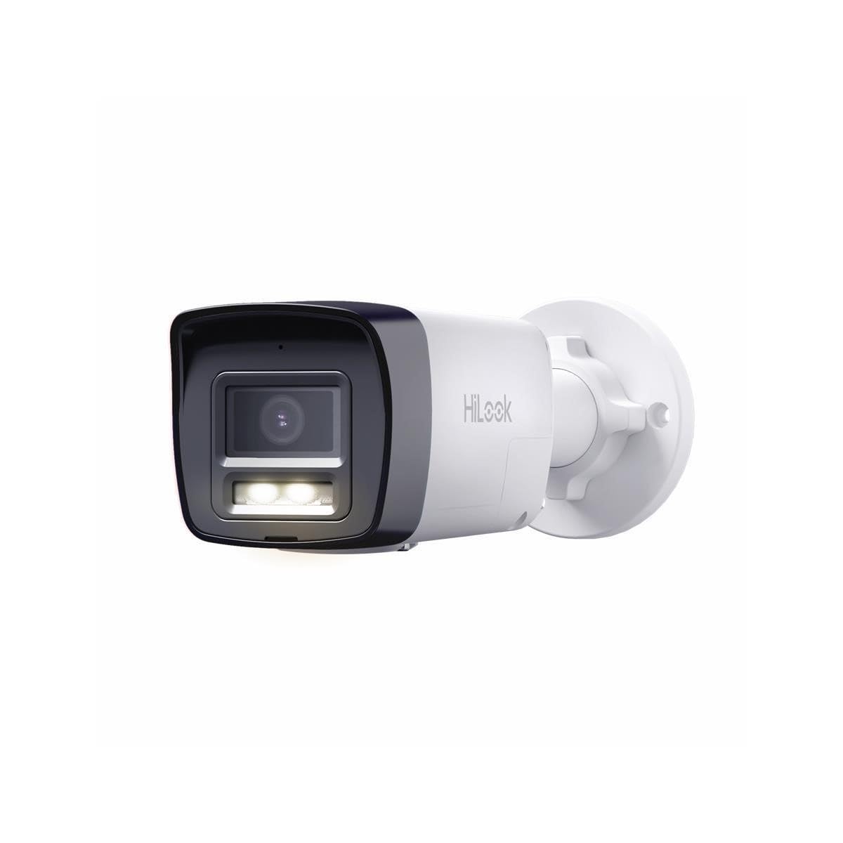 HiLook PoE IP Überwachungskamera aussen 4K 8MP SD IP67 ohne WLAN Nachtsicht | microSD bis 256GB, Personen-/Fahrzeugerkennung, App-Zugriff und integriertes Mikrofon im Außenbereich