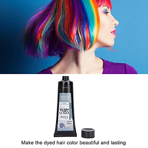 6 Colors Depositing Conditioner, Vivid Colors Cover For The Hair-New-Born, Helps Nourish, Luster And Strengthen Hair(Grey) #TOP4