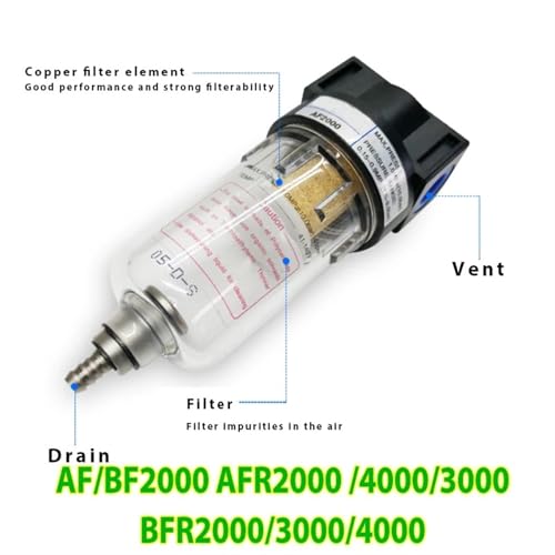 Régulateur de pression BF2000 pour traitement de source d'air comprimé pneumatique - 3