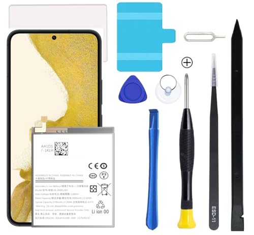 Dymicbit Galaxy S22 Battery Upgraded Battery Replacement for Samsung Galaxy S22 5G SM-S901 SM-S901U with Professional Replacement Tool Kits
