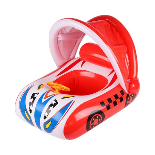 Bouée de natation pour bébé – siège flottant réglable – motif soleil – Modèle A – Taille Unique