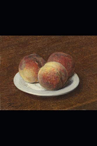 Henri Fantin-Latour - Three Peaches on a Plate Notebook