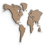 INCLUS DANS LE PAQUET: Le colis qui arrivera est en carton robuste et recyclable qui est agréable à l'oeil. Son contenu est composé des différentes pièces de la carte, des espaceurs adhésifs à appliquer sur n'importe quelle surface, des instructions de montage, de la feuille de positionnement et des indicateurs de position en bois.