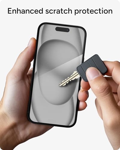 Image of ZAGG Glass Elite iPhone 15 Screen Protector - 5X Stronger with Reinforced Edges, Scratch & Smudge-Resistant Surface, InvisibleShield, Easy to Install