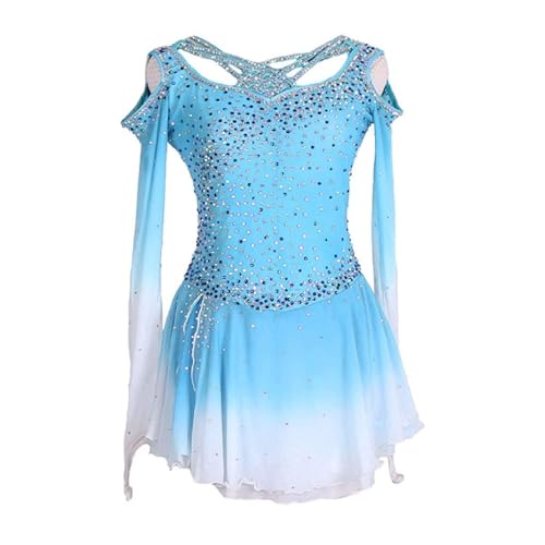 Zagitova Abito da Pattinaggio Artistico for Donna Costume da Competizione