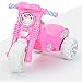 Afang Roller Kinder Kindermotorradwanderer, Scooter Kinder Fahrrad Ohne Pedale Kinderscooter Laufrad Ab 12 Monat Bis 5 Jahre Reiten Spielzeuge,Rosa