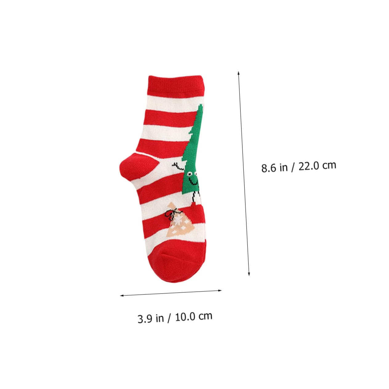 Calcetines Navidad Algodón Tubo Cálidos Protección Frío Diseño Cartoon Unisex Años