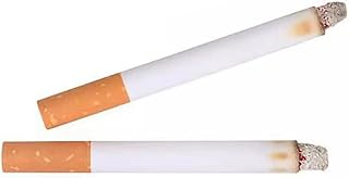 Dzrige 3.25" Fake Cigarettes Prop Fake Puff Cigarettes, Durable/Realistic, Ideal for Halloween Costume, Themed Parties, Theatrical Performances, Fun Gag Gift, Novelty Toy (Pack of 2)