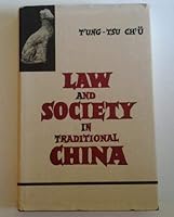 Law and Society in Traditional China 0883559056 Book Cover
