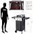 nifoti 2-Burner Propane Gas BBQ Grill with Wire Enamel Cooking Grids & Pizza Box, 24,600 BTU Output Stainless Steel Grill with Foldable Side Table for Outdoor Backyard Barbecue