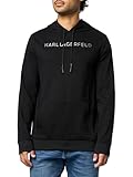 KARL LAGERFELD Paris Men's Sportswear Sweatshirt, Black, XX-Large