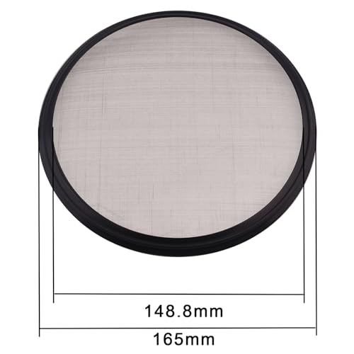 Image of DERNORD 6 inch Sanitary Gasket FKM w /Stainless Screen - Tri Clamp Clover (100 Mesh)