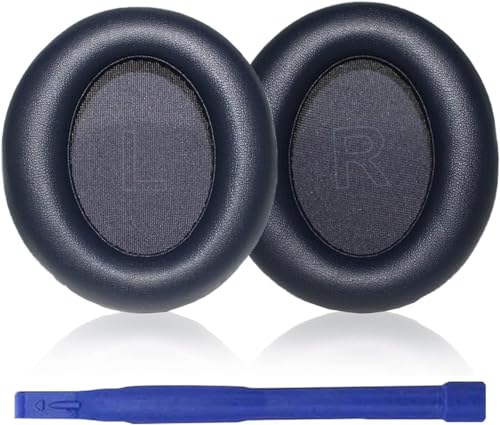 Aiivioll �v���e�C�� �t�F�C�N���U�[ �����p�C���[�p�b�h Soundcore Life Q35 �C���[�p�b�h �I�[�o�[�C���[�w�b�h�z�� �C���[�p�b�h Soundcore Life Q30 Q35 �C���[�N�b�V�����ƌ݊������� (�f�B�[�v�u���[)