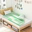 BedsPick Green Mattress Topper 2 In. Twin XL, Gel Memory Foam Mattress Topper For Body Support With Breathable Holes 2txlamb005571 1