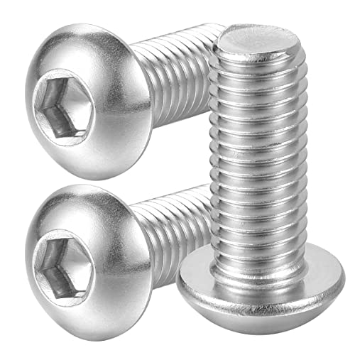 Vis à tête bombée 1/4-20 x 3,5 cm en acier inoxydable 304 pour assemblages durables