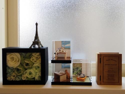 Décor miniature de chambre occidentale chat Marron échelle 1/12 - 5