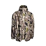 Rivers West Men's Pioneer Waterproof Breathable Stretchable Soft Fleece Hunting Jacket, Widow Maker Gray, Large