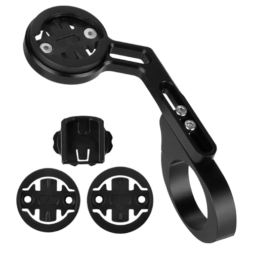 Lvjkes Soporte Gar min Bicicleta, Soporte de liberación rápida para Gar-min, Bryton, Cateye, 3cm Ajustable Adaptado a Gopro, Luces y Varias Tablas de códigos