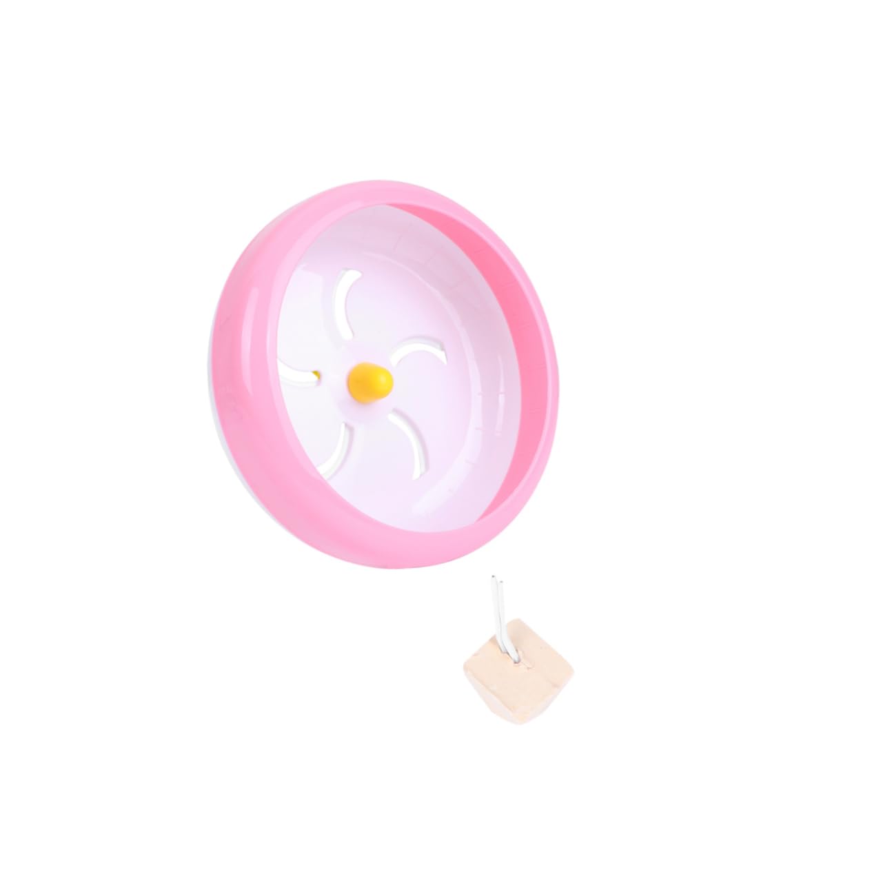 BELLIFFY 18cm Plastic Hamster Running Wheel Exercise Toy Guinea Pig Gerbil Small Pet Toys Random Color
