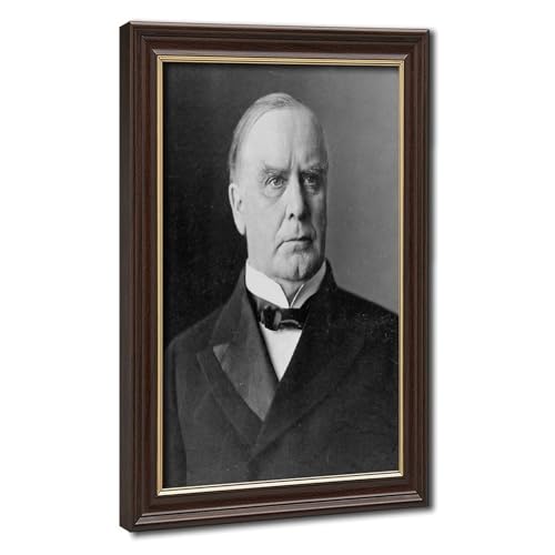 Impression sur toile William Mckinley portrait décoration murale 20x30