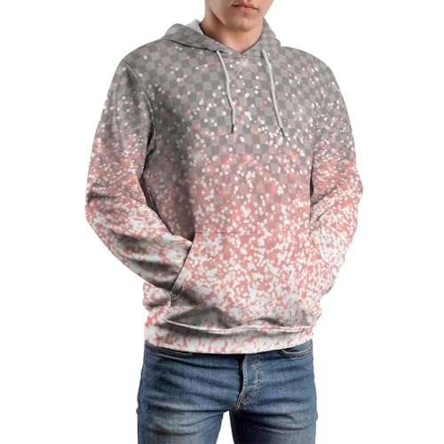 Sweats à capuche rose brillant unisexe S : le pull doux pour affronter la fraîcheur