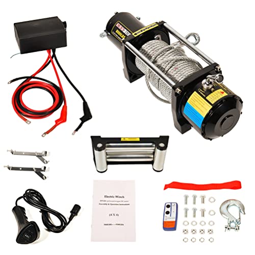 SCITOO Winch Eléctrico 12V 24V 8000 lbs con Control Remoto miniatura 6
