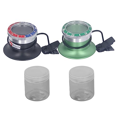 Hands - Unfettered Clip - on Eyeglass Magnifier - Mini Magnifying Lens for Detailed Watch Repair and Jewelry Work, Lightweight, Easy to Wear, 10X Magnification