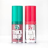 W7 Juicy Lips! Thick Drip Lip Gloss Duo Set - Too Close & In The Clear - Hydrating Glossy Lip Glosses - Image 2
