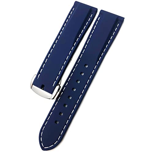 Bracelet montre silicone étanche 20mm : finie la transpiration avec ce fermoir pliant