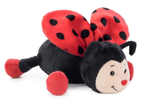 Schaffer 4347 Coccinelle en Peluche Bolle 19 cm, Rouge/Noir