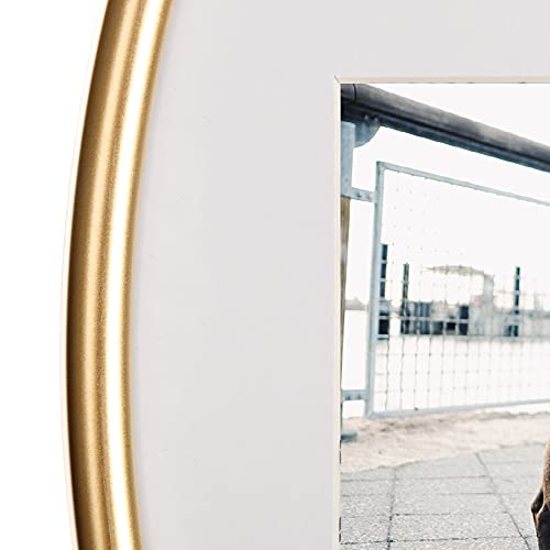 Gallery Solutions Gold Modern Round Collage Picture Frame Set, 7 Opening, Set Of Two #TOP6