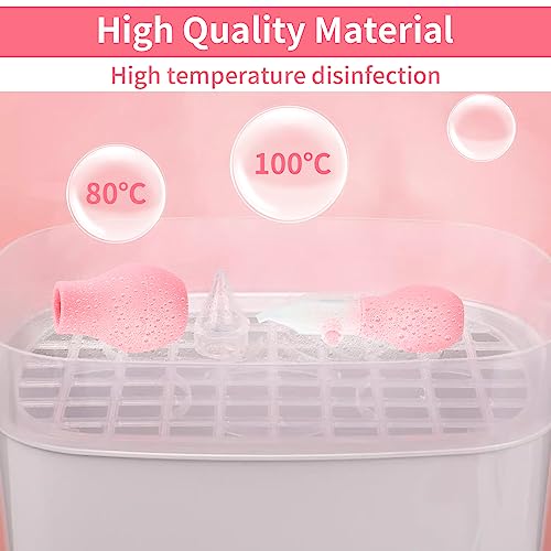 Image of Silicone Nasal Aspirator for Baby - Safe Nose Suction Bulb for Baby to Promote Breathing | Reusable Nose Sucker for Toddler