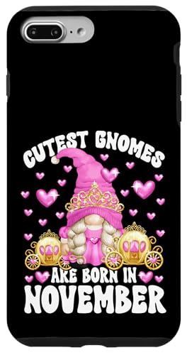 Cute Birthday Princess GNOME For Kids Girls Born In November Carcasa para iPhone 7 Plus/8 Plus