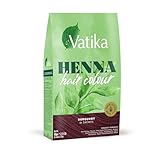 Vatika Naturals Henna Burgundy Hair Colours - 60g (6 x 10g Sachets),100% Ammonia Free, For Vibrant Color, Shine, & Coverage (Packaging May Vary)