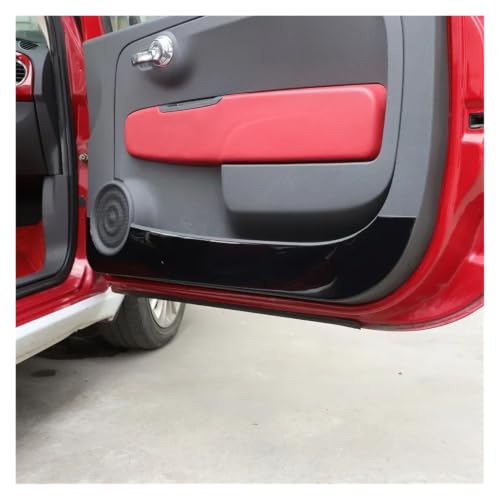 Adhesivo de puerta para Fiat 500 (2011-2019) en vinilo epoxi negro de alta resistencia 4