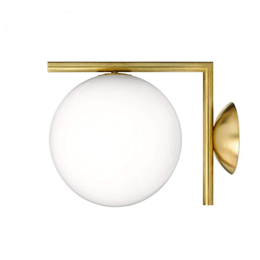 Lampe murale créative LED en verre soufflé pour décoration d'hôtel