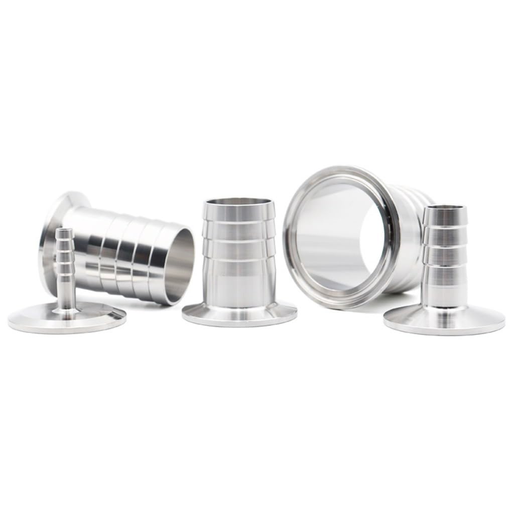 Tri-Clamp-Adapter 8/10/16 Mm Widerhaken – Edelstahl 304, 50,5–119 Mm Klemmschelle, Für Brauanlagen & Lebensmittelverarbeitung