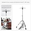 Vaisoeny Hi Hat Stand，Three Legs Hi-hat stand，Adjustable Height 23.6" to 39.3", Double Braced High Hat Stand with Widened Non-Slip Rubber Feet (V-CC-ST09) #1