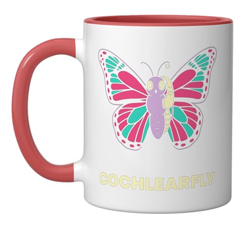 Taza de Cerámica Rojo/Blanco 11 Onzas miniatura 1