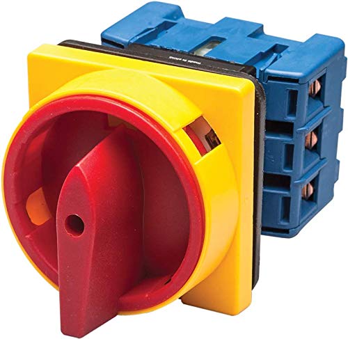 MLD-100PE, Main Load Disconnector, Panel Mount, Emergency Stop, 100A