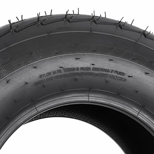 Hykolity 20.5X8.0-10 Trailer Tires, 20.5X8X10 Tire, Load Range E,10Pr, Set Of 2 #TOP6