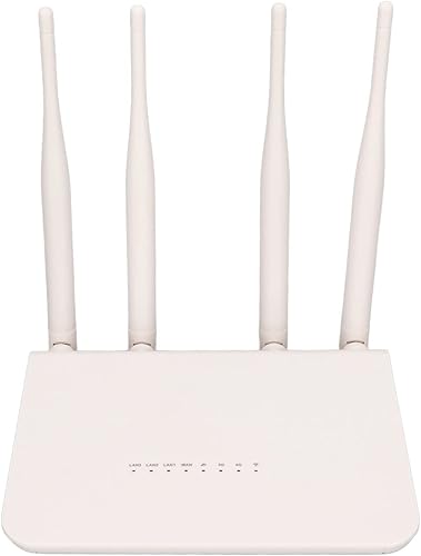 Miniatura 6 de CUIFATI Enrutador de módem 4G LTE para Internet inalámbrico, enrutador WiFi de 300 Mbps, hasta 32 usuarios, cifrado DNS, enrutador inalámbrico para