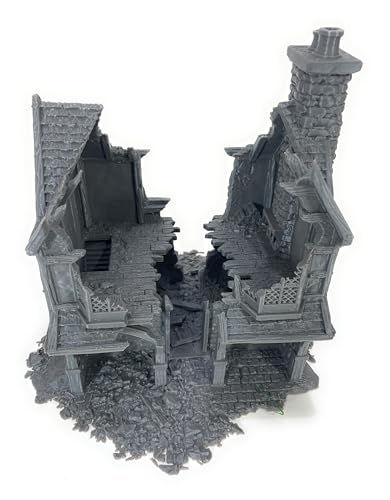 Briarwood Shop 1 Ruins - Escenografía fantasía Medieval - Impresa en 3D