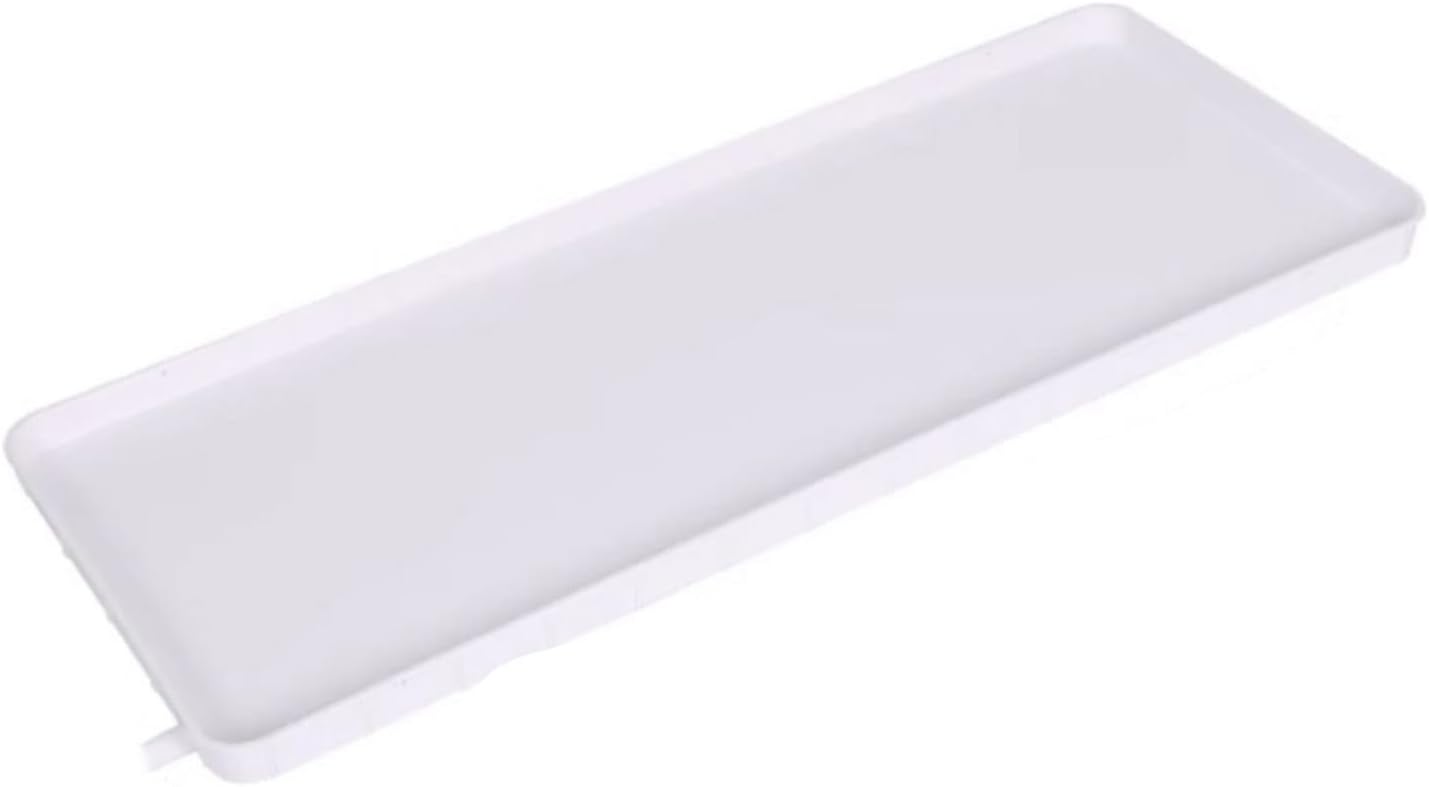 Air Conditioner Drip Tray, Plastic Drip Tray, Universal Air Conditioner Drip Pan with Drain Hole & Hose, Perfect for Indoor/Outdoor Split Air Conditioner Heat Pump Systems